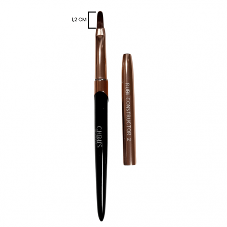 Rubi Constructor 2 – Pinceau Gel Ovale Plat Nylon 12 mm | 17,00€