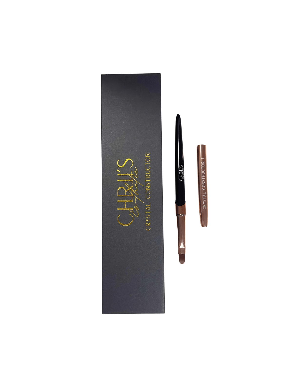 Crystal Constructor 1 – Pinceau Polygel Plat Arrondi | 9 mm