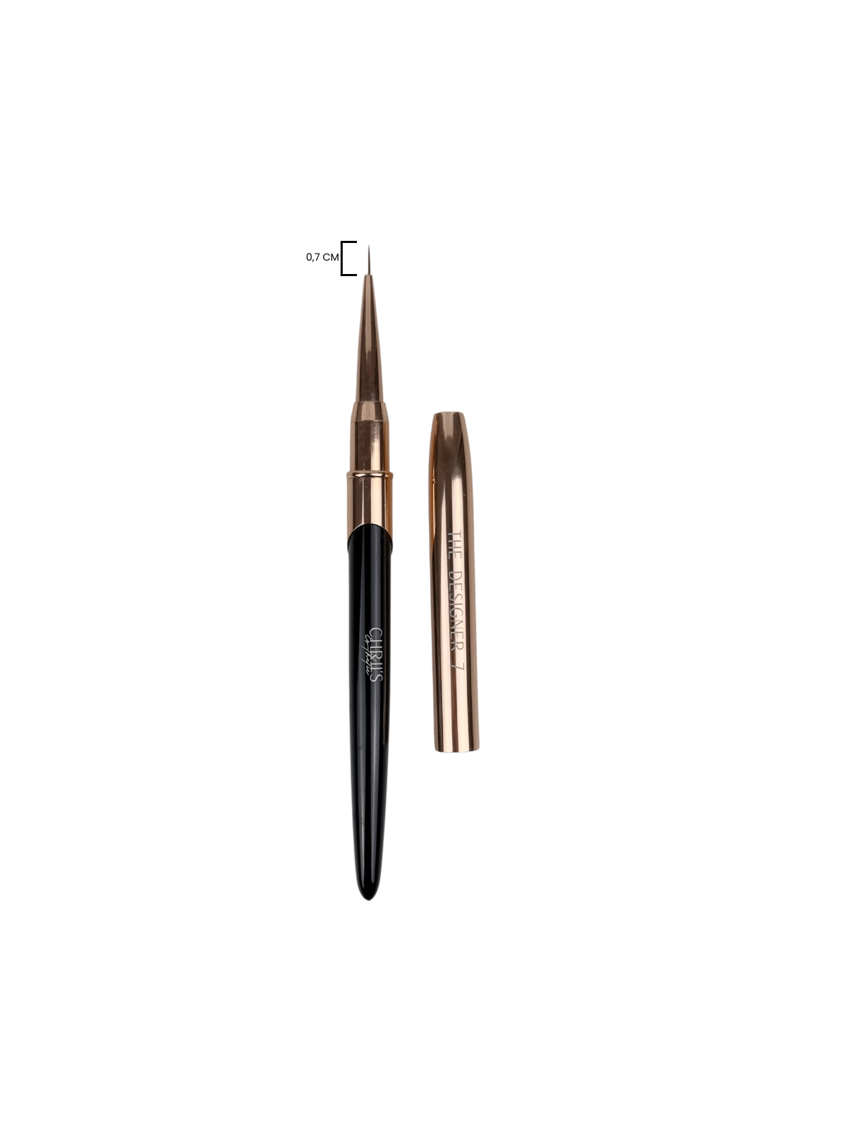The Designer 7 – Pinceau Liner Détail Nylon 7 mm | Chrii's Es-thetic