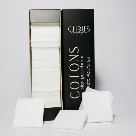 Cotons Non Pelucheux – 100% Polyester, Boîte de 380