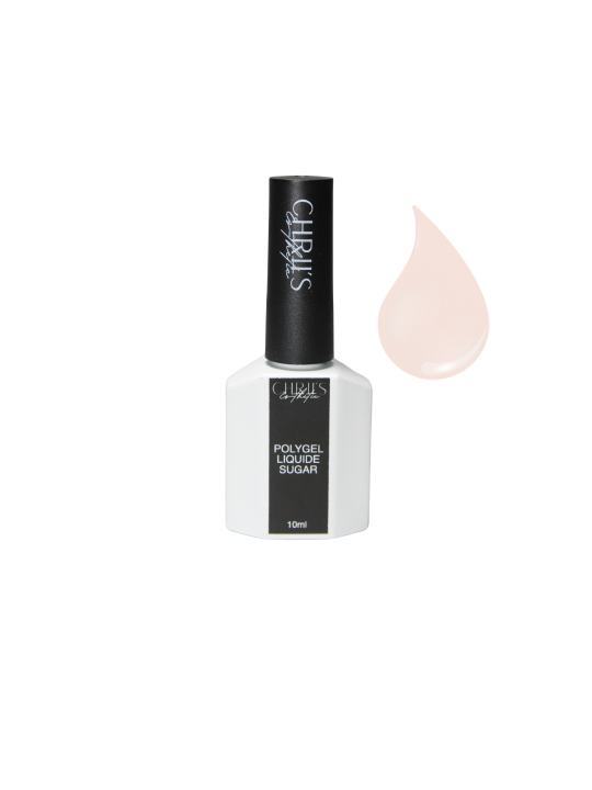 Sugar Beige Blanc – Polygel liquide beige blanc, vegan | 10 ml