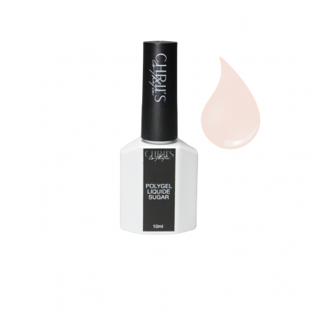 Sugar Beige Blanc – Polygel liquide beige blanc, vegan | 10 ml