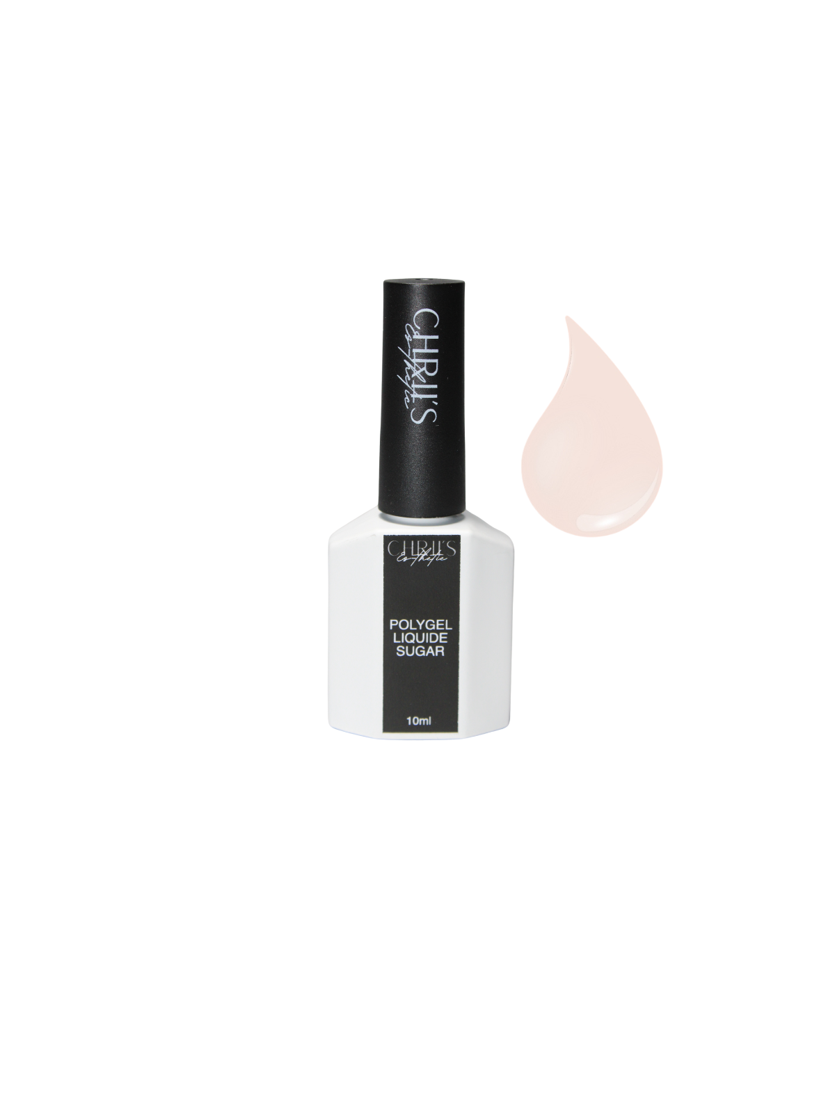 Sugar Beige Blanc – Polygel liquide beige blanc, vegan | 10 ml