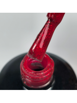 Santa Claus – Vernis Semi-Permanent UV/LED Rouge Pailleté | 15 ml