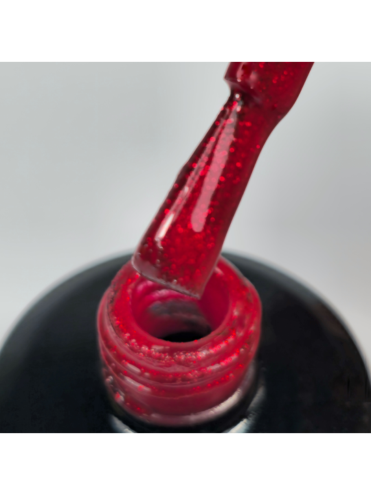 Santa Claus – Vernis Semi-Permanent UV/LED Rouge Pailleté | 15 ml