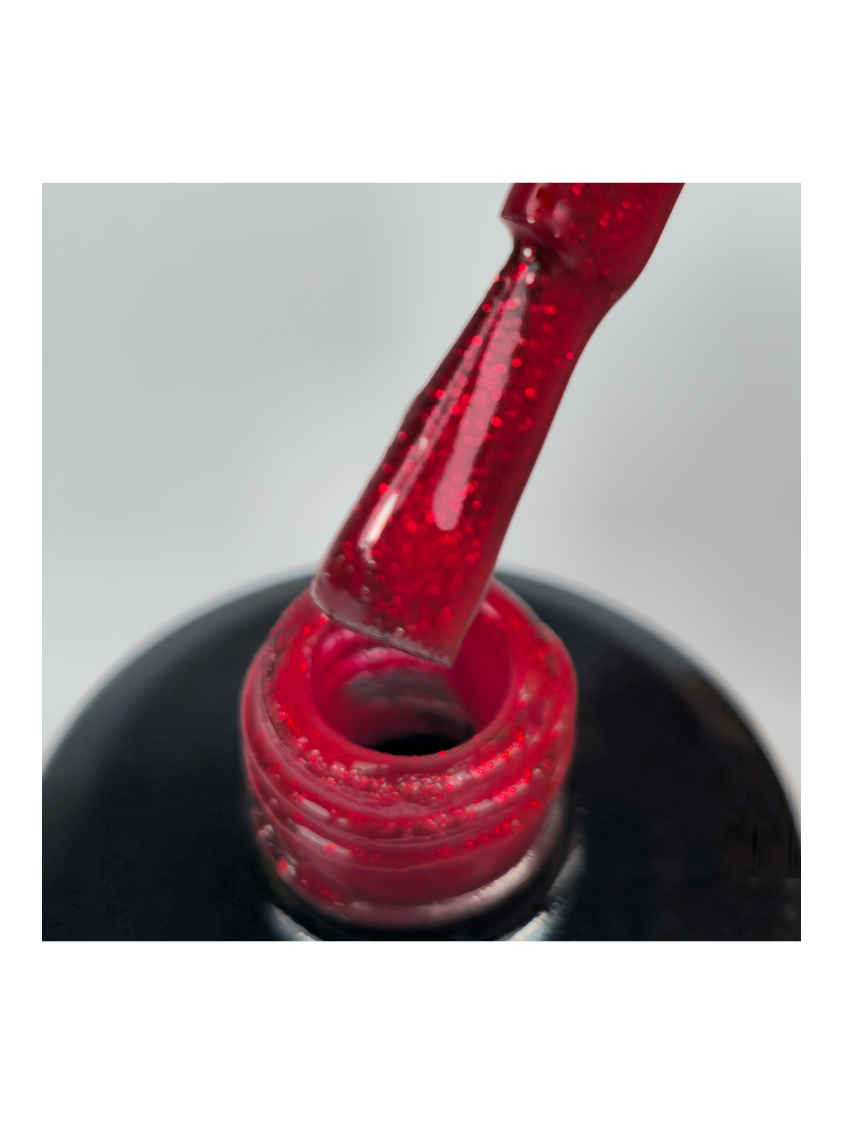 Santa Claus – Vernis Semi-Permanent UV/LED Rouge Pailleté | 15 ml