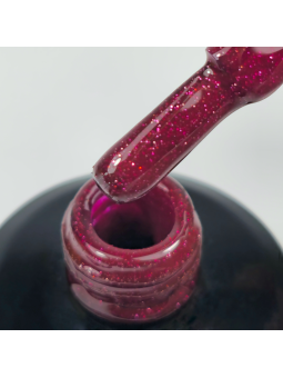 One More Sleep – Semi-Permanent UV/LED Glitter Red Nail Polish | 15 ml