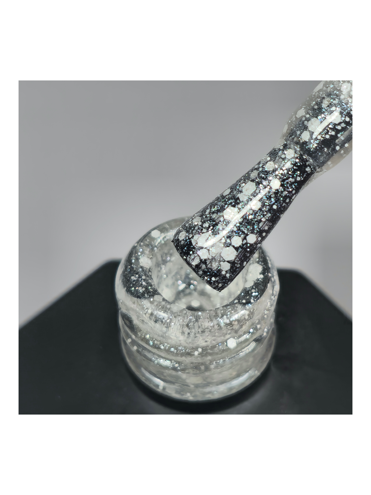 Snow Glow – Semi-permanente UV/LED Nagellak Glitterwit | 10 ml