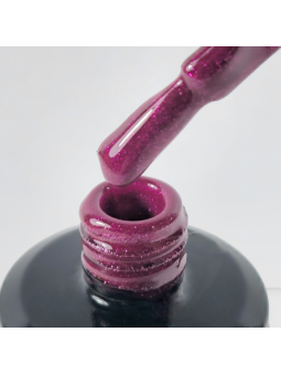 Ho Ho Ho – Vernis Semi-Permanent UV/LED Mauve Pailleté | 15 ml
