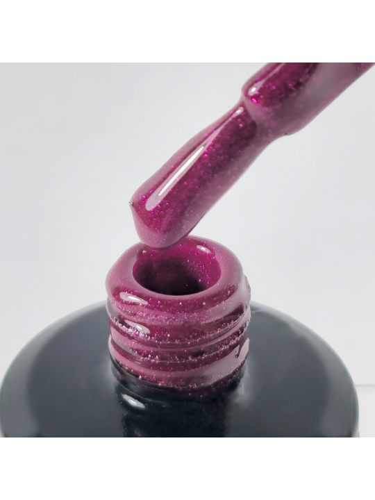 Ho Ho Ho – Semi-permanenter UV/LED Nagellack Glitzermalve | 15 ml
