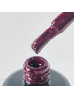 Run Run Rudolph – Vernis Semi-Permanent UV/LED Bordeaux Pailleté