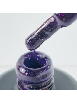 Ave Maria – Semi-permanenter UV/LED Nagellack Glitzermalve Multicolor