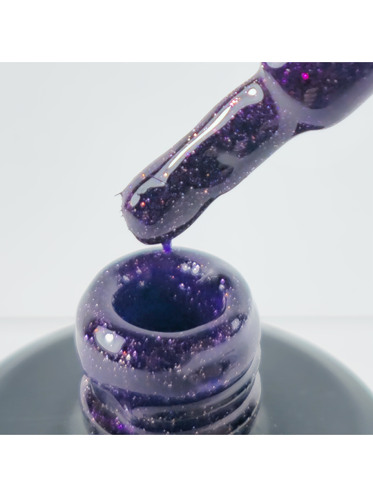 Ave Maria – Vernis Semi-Permanent UV/LED Mauve Pailleté Multicolore