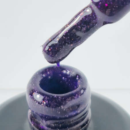 Ave Maria – Vernis Semi-Permanent UV/LED Mauve Pailleté Multicolore