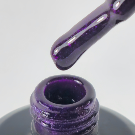 Holy Night – Vernis Semi-Permanent UV/LED Mauve Pailleté | 15 ml