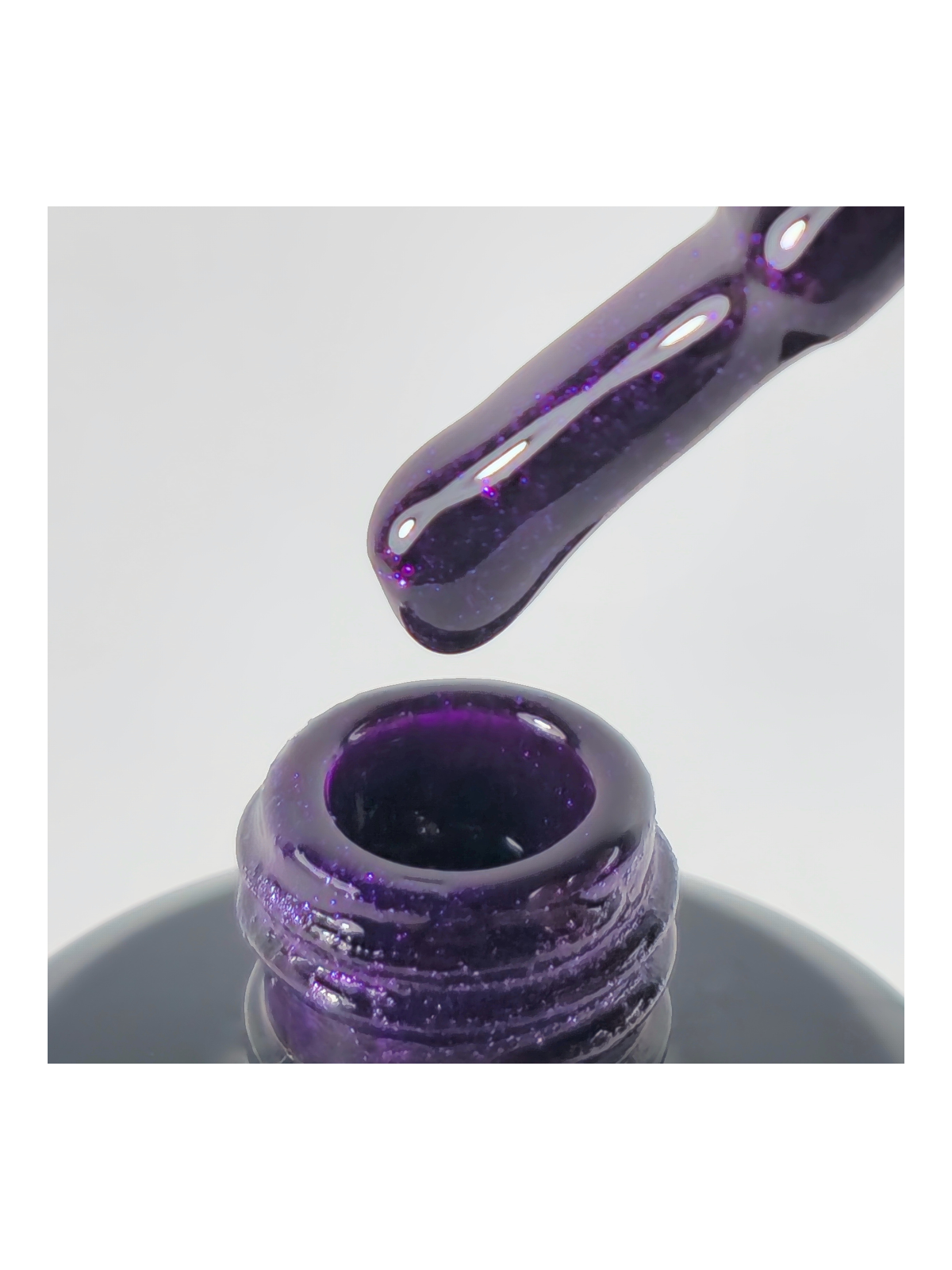 Holy Night – Vernis Semi-Permanent UV/LED Mauve Pailleté | 15 ml