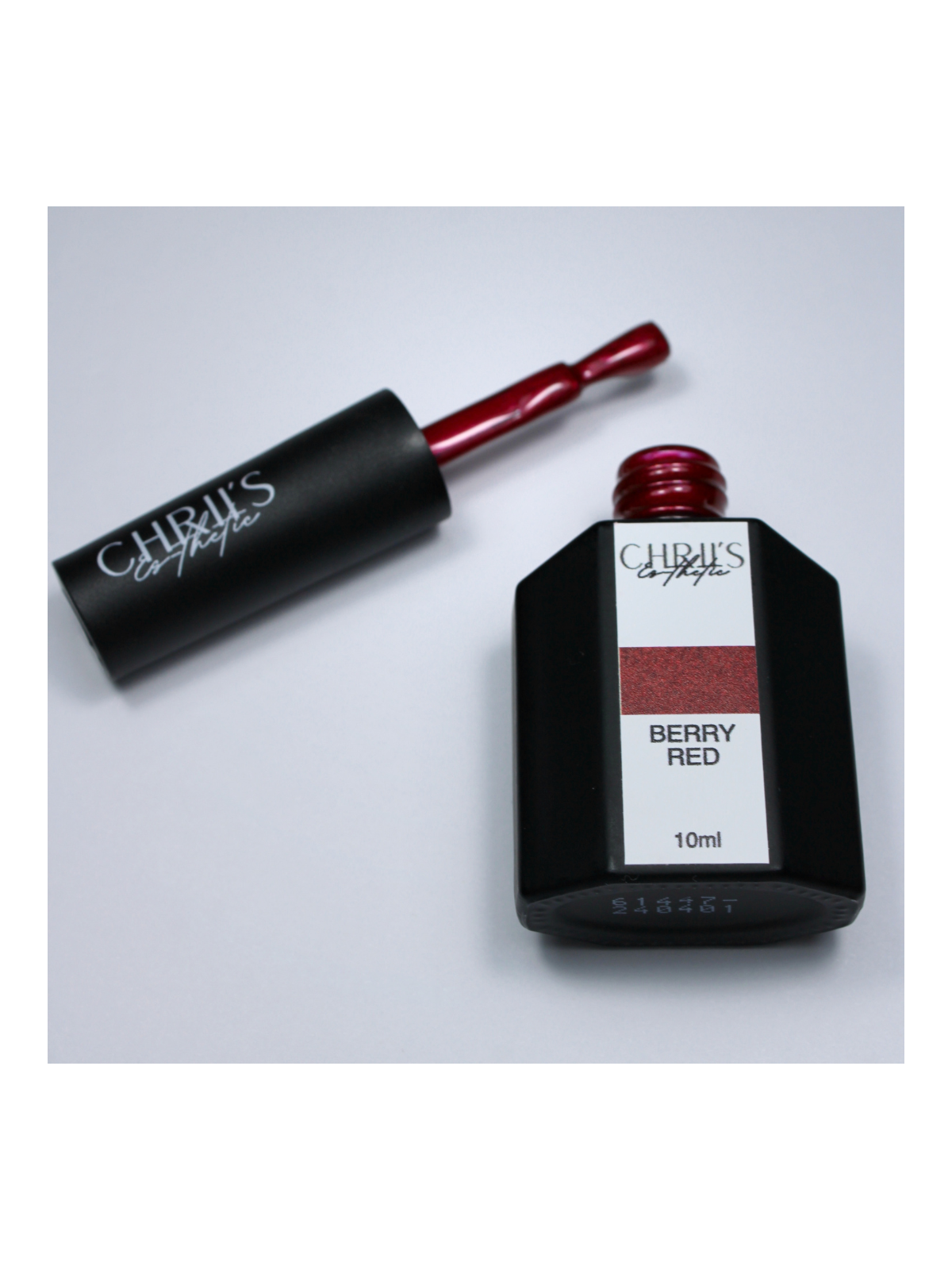 Berry Red – Vernis Semi-Permanent UV/LED Rouge Irisé | 10 ml