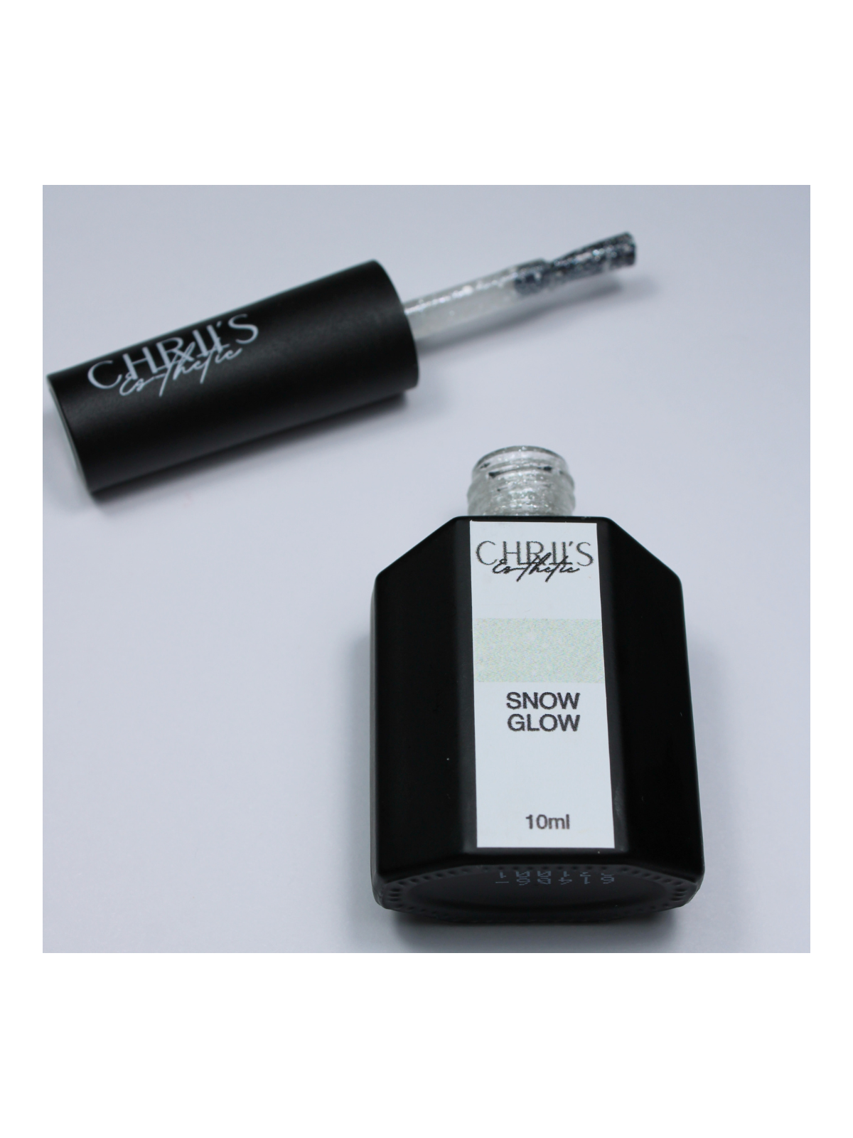 Snow Glow – Vernis Semi-Permanent UV/LED Pailleté Blanc | 10 ml