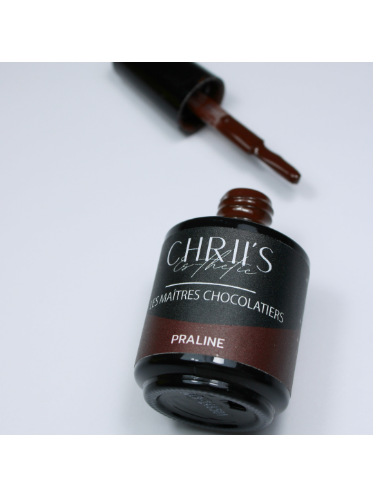 Praline – Semi-permanente UV/LED Nagellak Bruin | 15 ml
