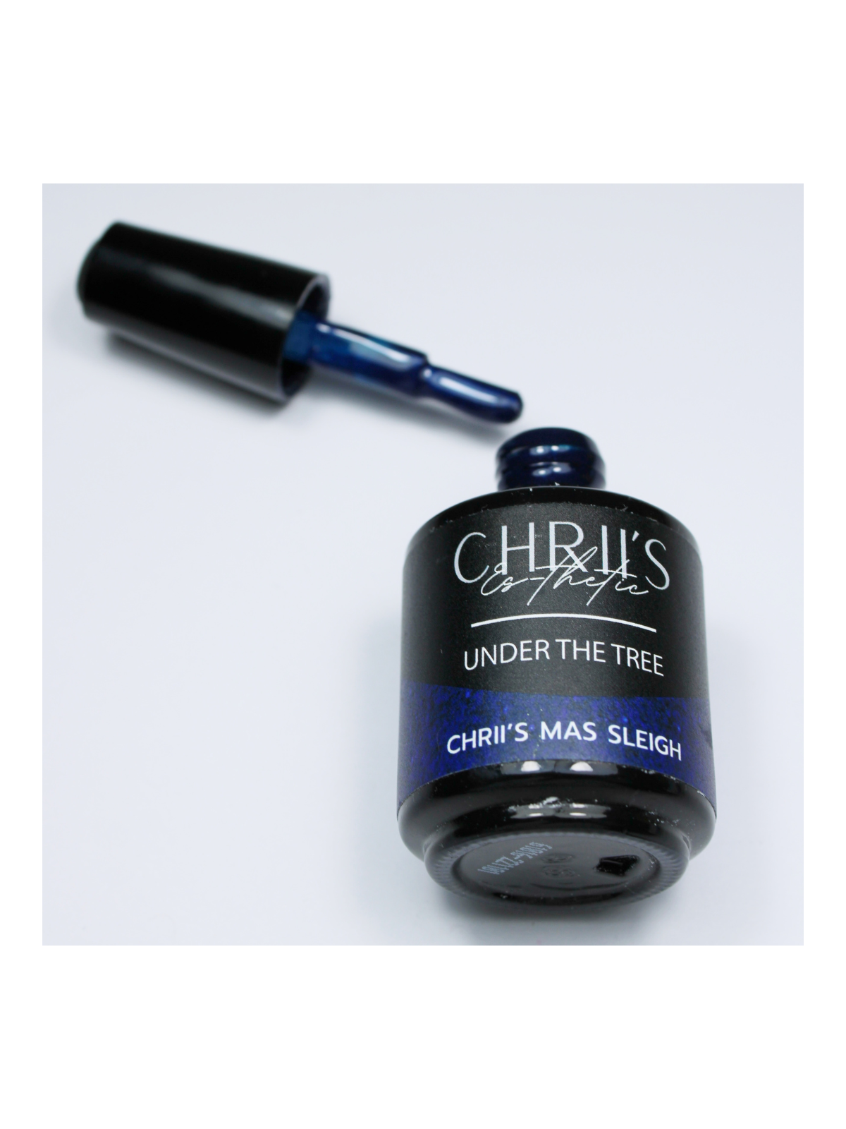 Chrii's Mas Sleigh – Semi-Permanent UV/LED Navy Blue Pearl Nail Polish
