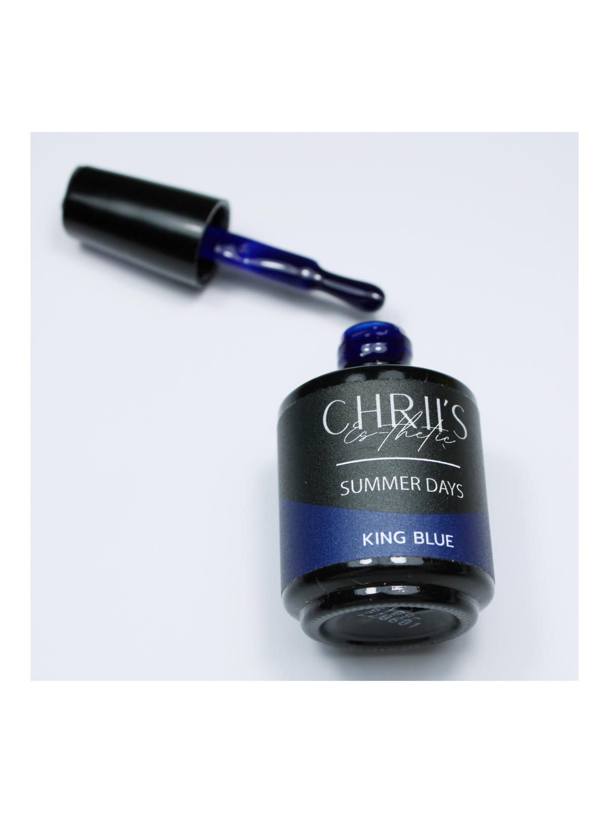 King Blue – Vernis Semi-Permanent UV/LED Bleu Électrique | 15 ml