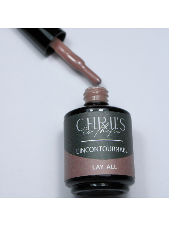 Lay All – Vernis Semi-Permanent UV/LED Nude Brun | 15 ml