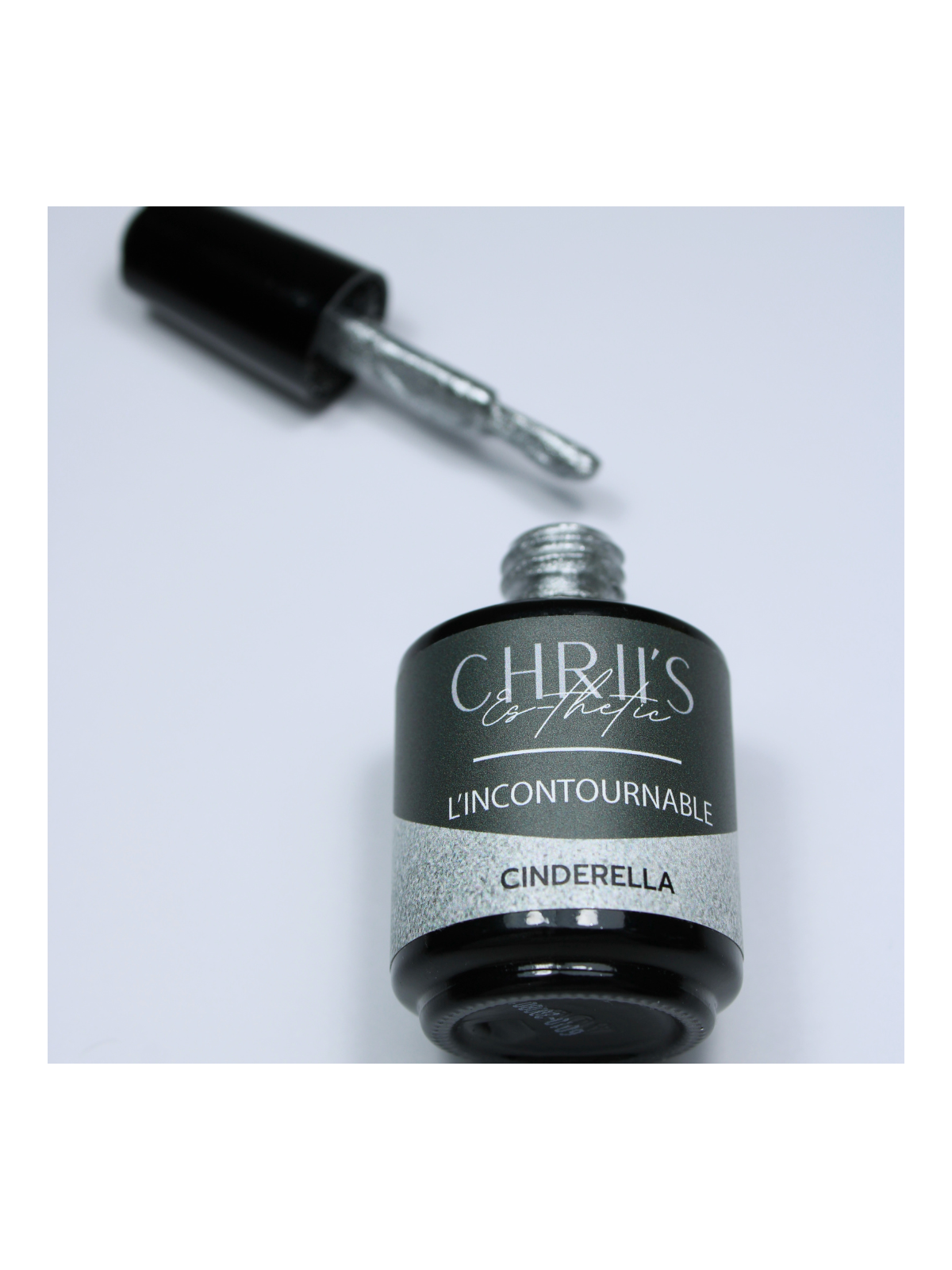 Cinderella – Semi-permanenter UV/LED Nagellack Glitzersilber | 15 ml
