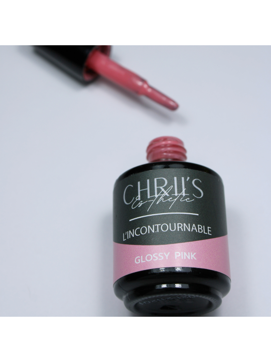Glossy Pink – Vernis Semi-Permanent UV/LED Rose | 15 ml