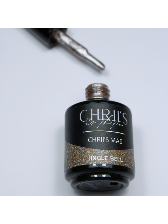 Jingle Bell – Vernis Semi-Permanent UV/LED Bronze Pailleté | 15 ml