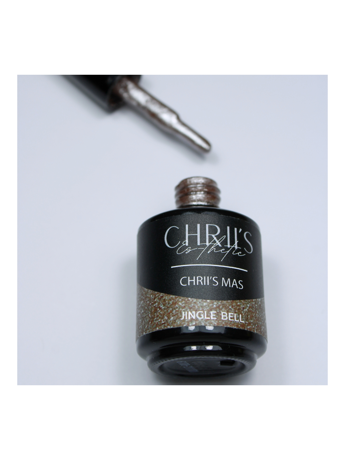 Jingle Bell – Vernis Semi-Permanent UV/LED Bronze Pailleté | 15 ml