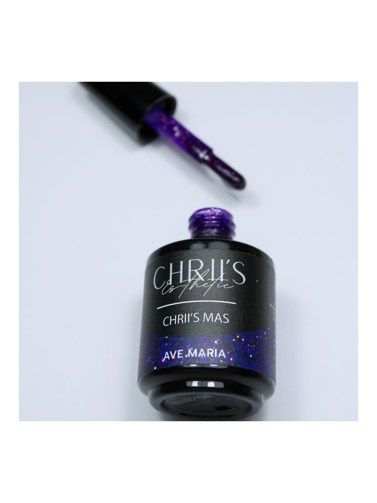 Ave Maria – Semi-permanente UV/LED Nagellak Glittermauve Multicolor
