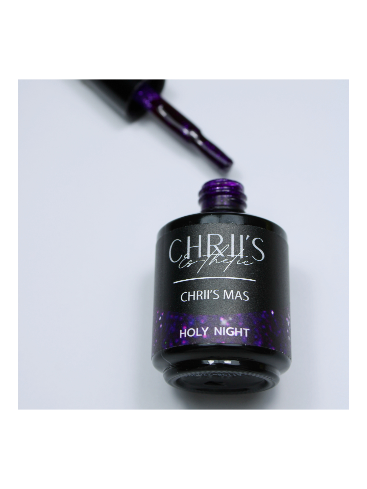 Holy Night – Vernis Semi-Permanent UV/LED Mauve Pailleté | 15 ml
