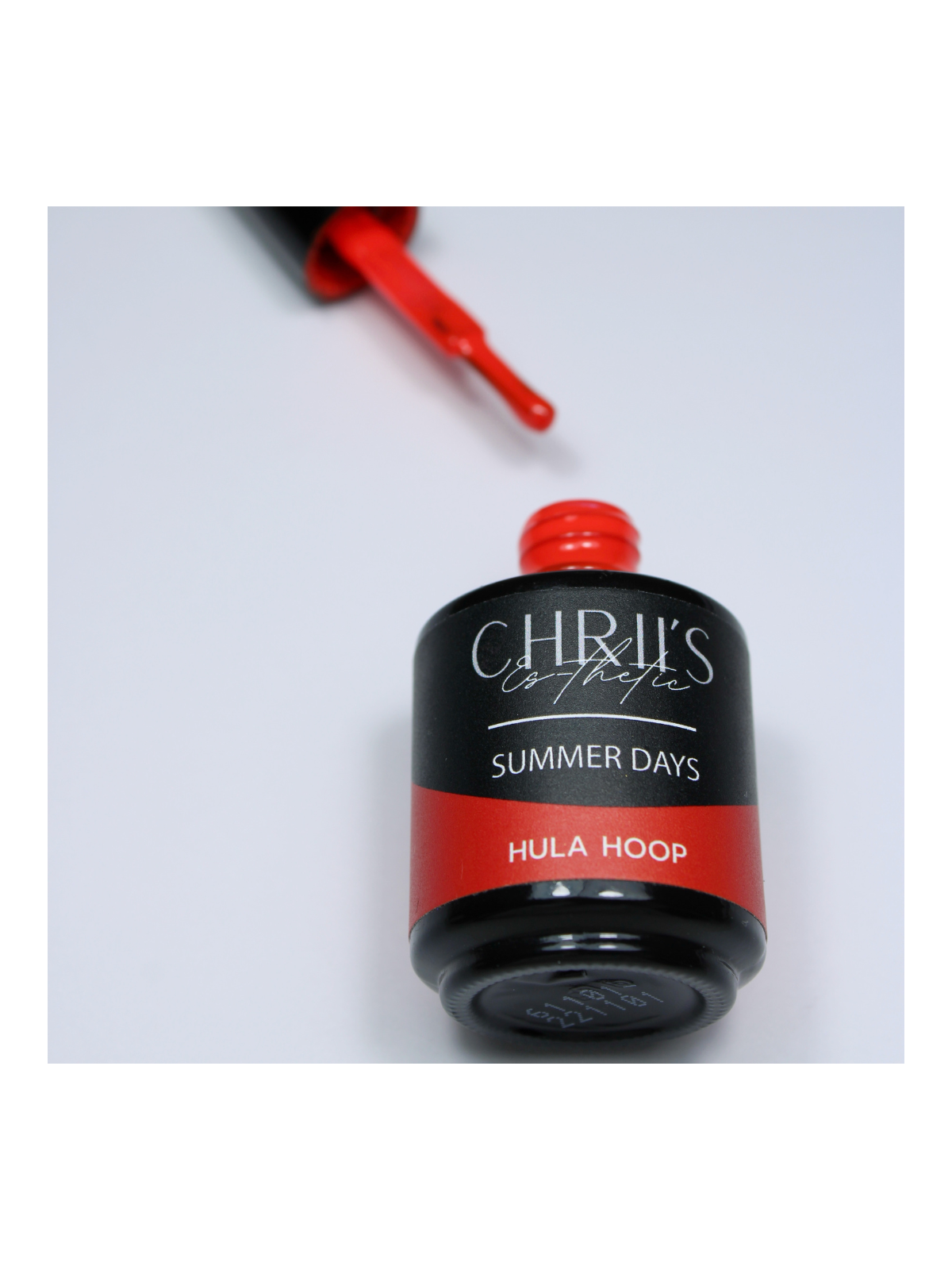 Hula Hoop – Vernis Semi-Permanent UV/LED Rouge Rose Flash | 15 ml