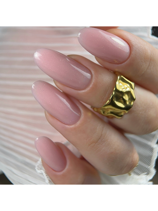 Sweet Glow – Polygel liquide rosé pailleté glamour | 10/30 ml