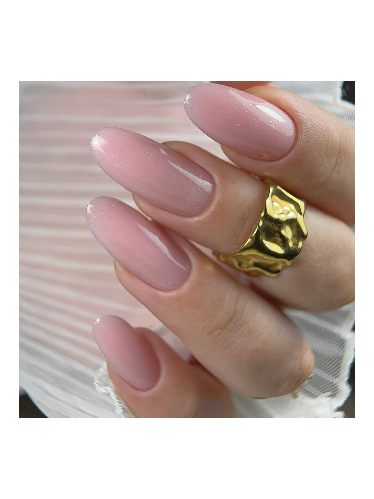 Sweet Glow – Polygel liquide rosé pailleté glamour | 10/30 ml