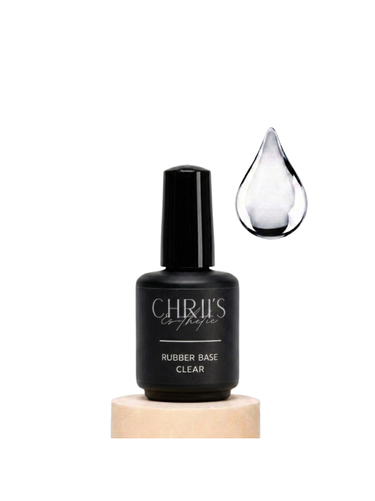 Rubber Base Clear - Base Gel Caoutchouc Transparente | 15 ml