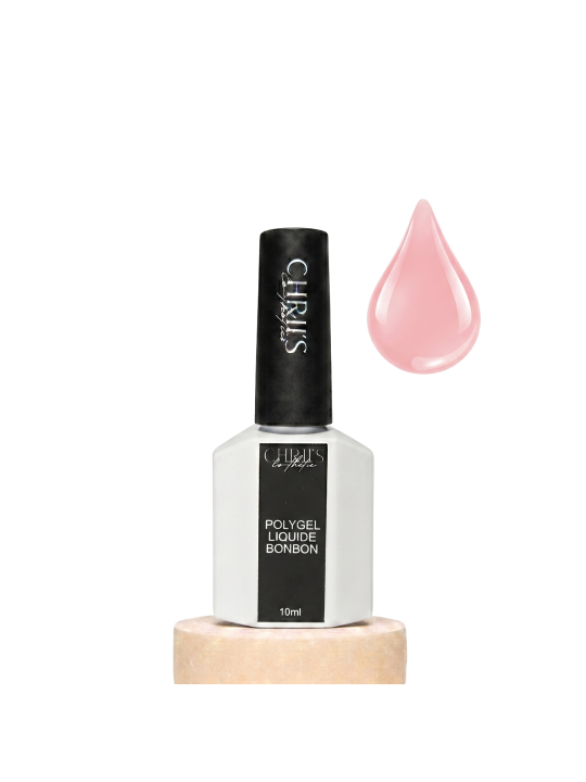 Bonbon Rose – Pink Candy Liquid Polygel, HEMA-Free, Vegan | 10 ml