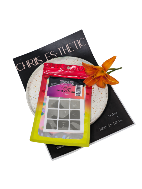 MSMO Reise Schablone – Weltreise Nail Art | 5,95€