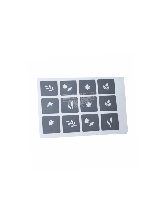 MSMO Botanical Foliage Stencil – Botanical Nail Art | 5.95€