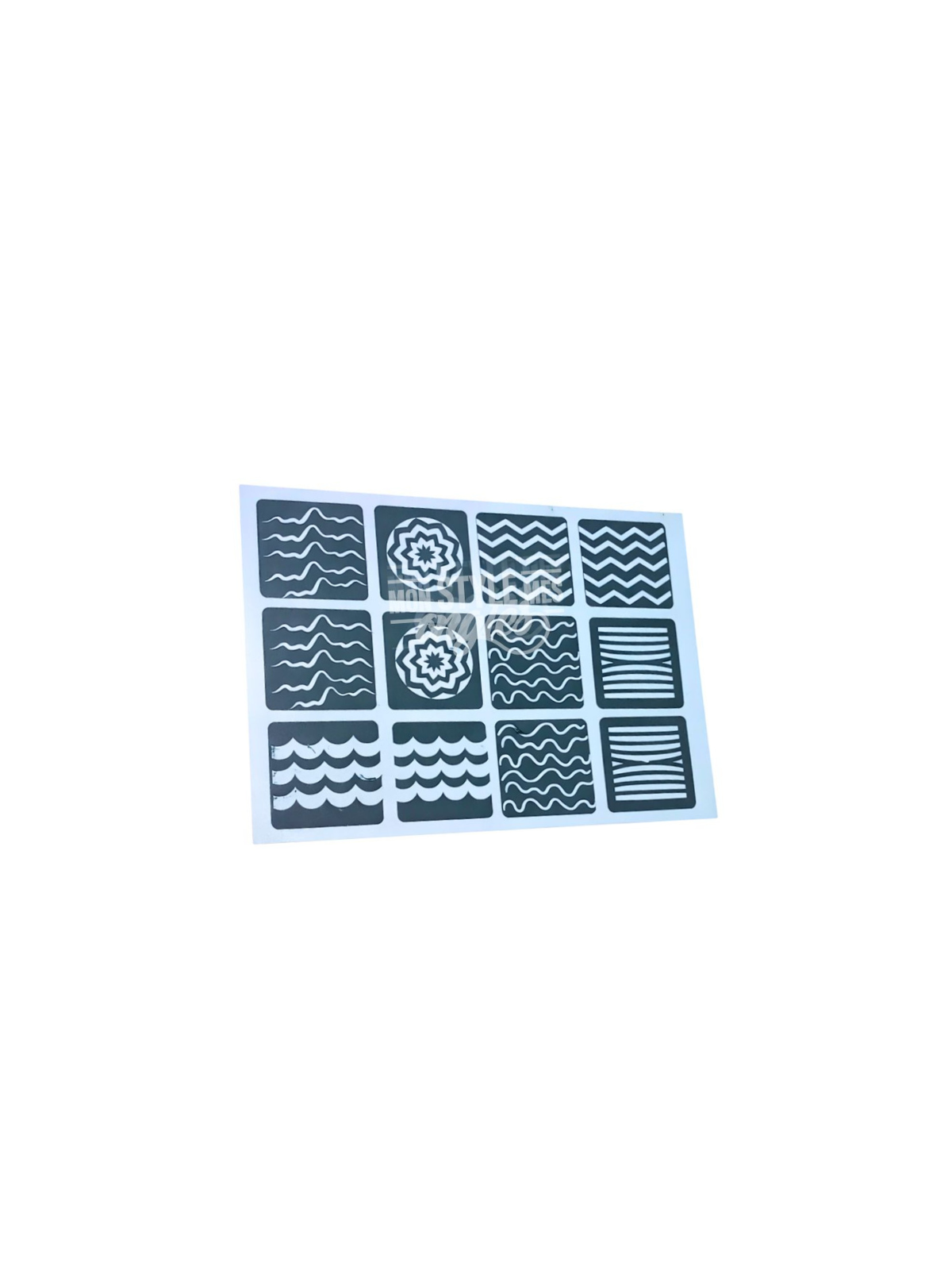 MSMO Wavy Pop Schablone – Wellen Nail Art | 5,95€