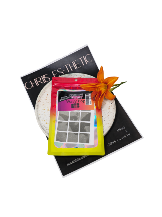 MSMO Wavy Pop Stencil – Golven Nail Art | 5,95€