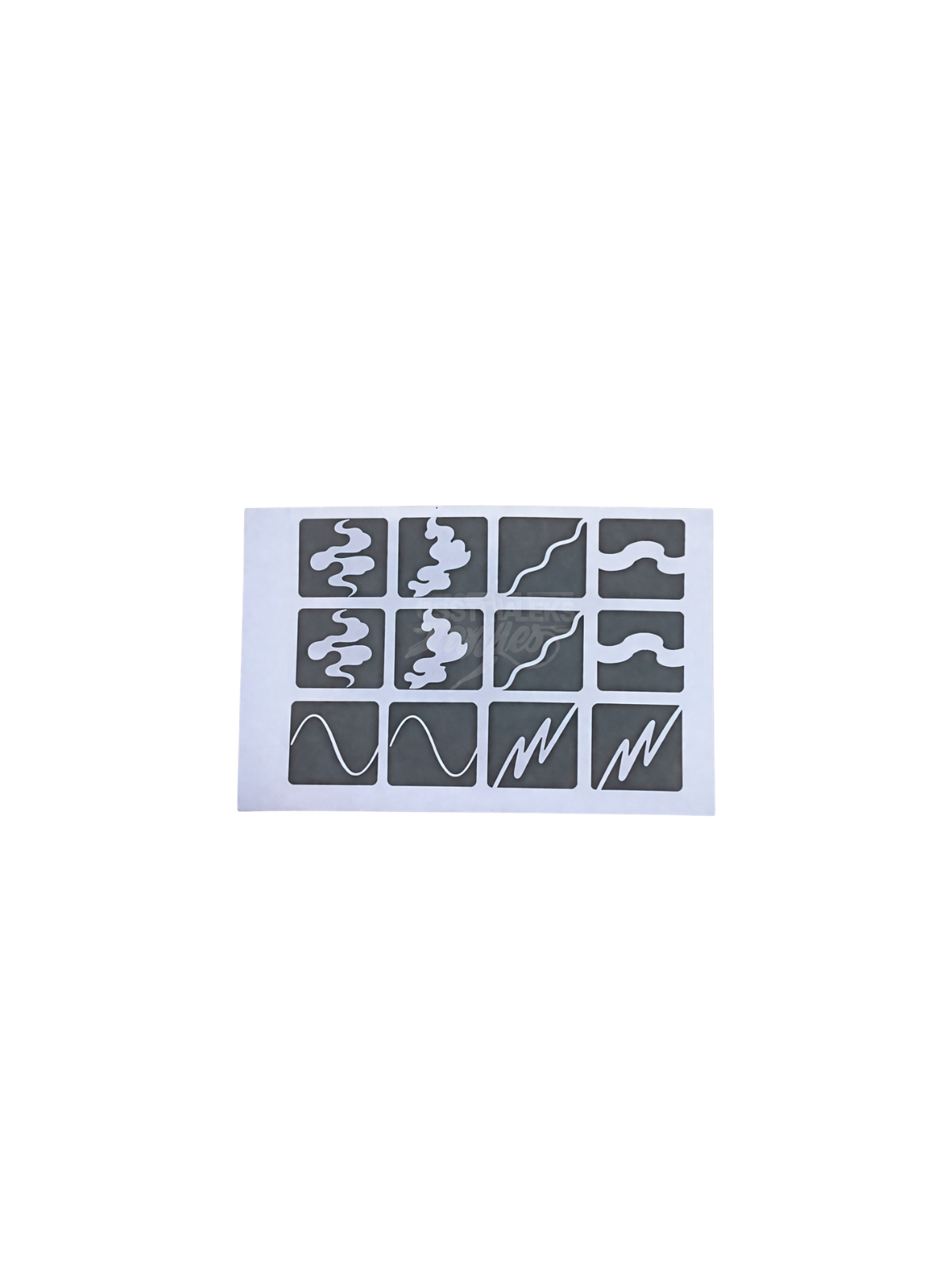 Stencil Vibe Ondulée MSMO – Pochoir Fluide Artistique | 5,95€