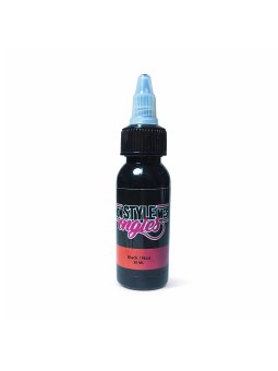 MSMO Black Airbrush Paint - Ready-to-Use Nail Art | 30 ml