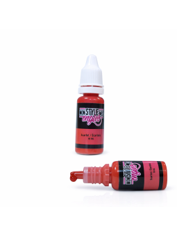 Peinture Airbrush MSMO Écarlate - Nail Art Prête à l'Emploi | 10 ml