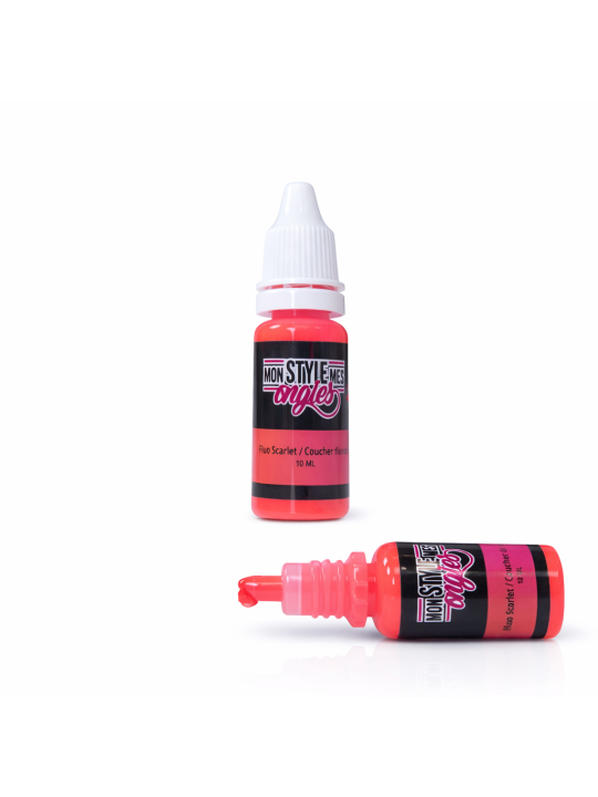 MSMO Fluo Scarlet Airbrush-Farbe – Sonnenuntergang | 10 ml