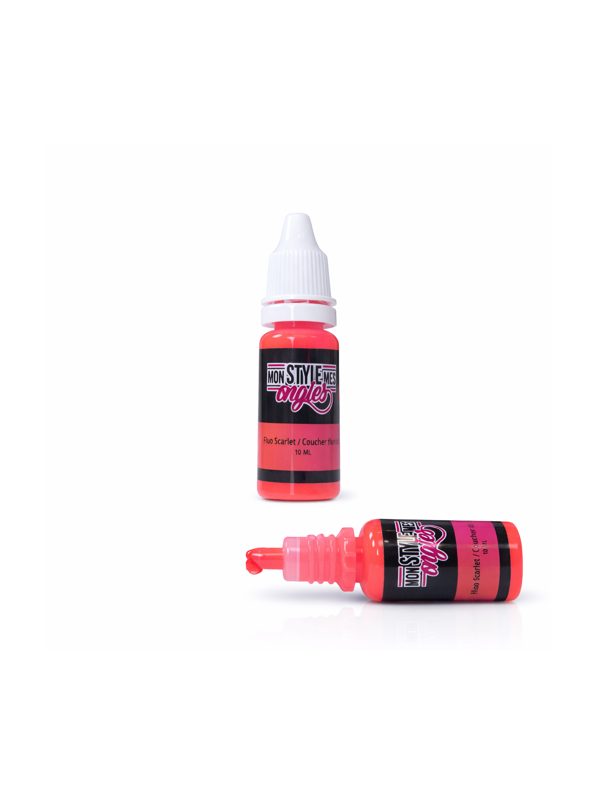 Peinture Airbrush MSMO Fluo Scarlet – Coucher de Soleil | 10 ml