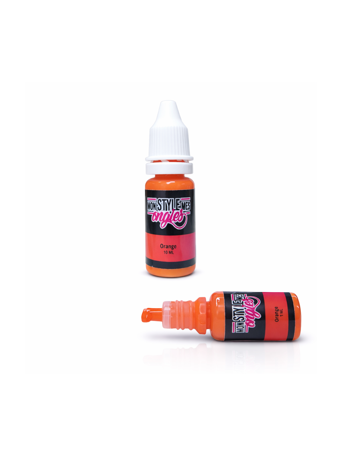 Peinture Airbrush MSMO Orange - Nail Art Prête à l'Emploi | 10 ml