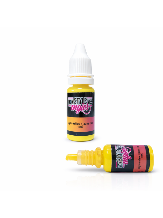 MSMO Hellgelbe Airbrush-Farbe - Gebrauchsfertig | 10 ml