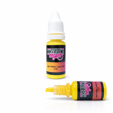 MSMO Lichtgele Airbrush Verf - Klaar voor Gebruik | 10 ml