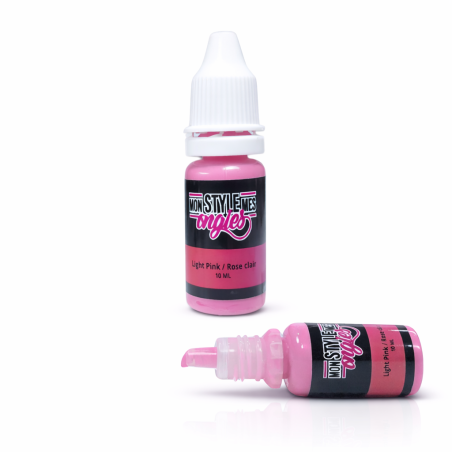 Peinture Airbrush MSMO Rose Clair - Nail Art Prête à l'Emploi | 10 ml